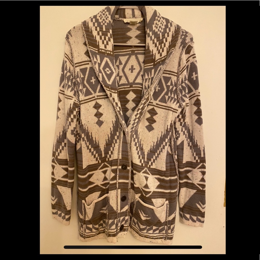 Aztec cardigan